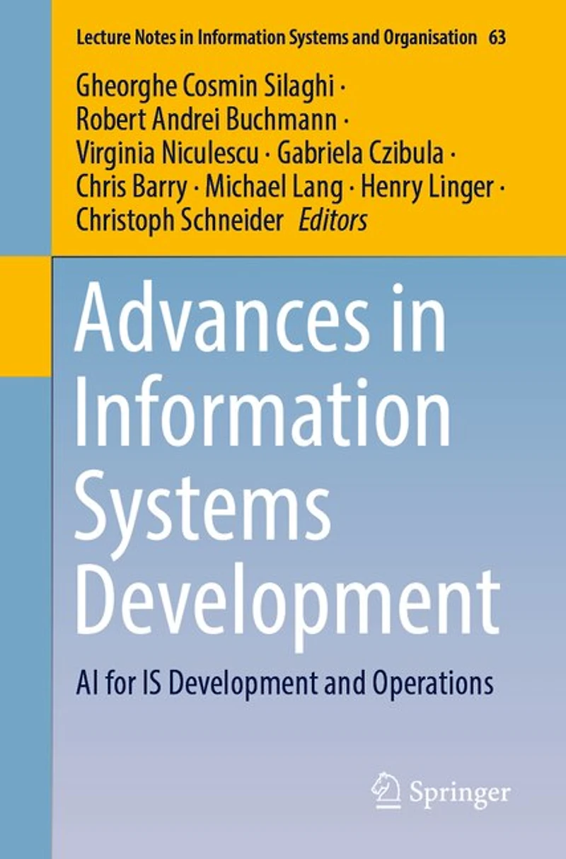 Advances Information Systems Development: AI for IS Development and Operations