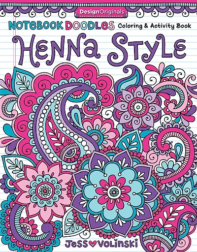 Notebook Doodles Henna Style: Coloring & Activity Book