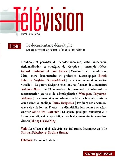 Télévision, n°16. Le documentaire démultiplié