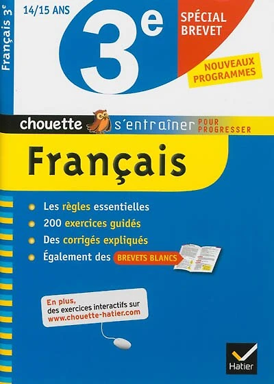 Français 3e, 14-15 ans: spécial brevet
