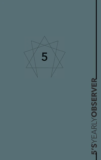 Enneagram 5 YEARLY OBSERVER Planner: Yearly planner for an enneagram type Five