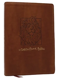 The Sketchbook Bible: Complete Bible with Hundreds of Illustrations (NKJV, Hardcover, Red Letter, Comfort Print)