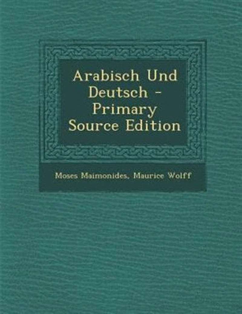 Arabisch Und Deutsch