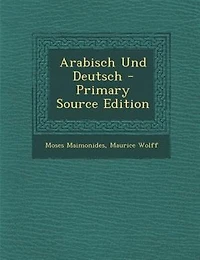 Arabisch Und Deutsch