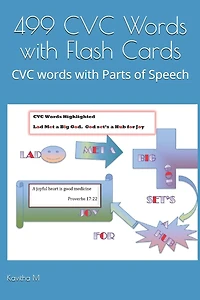 499 CVC Words with Flash Cards: CVC words with Parts of Speech
