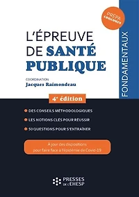 L' épreuve de santé publique: concours administratifs dans les secteurs de la santé et du médico-social