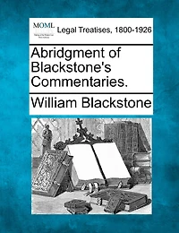 Abridgment of Blackstone's Commentaries