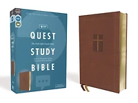NIV, Quest Study Bible, Hardcover, Blue, Comfort Print: The Only Q and A Bible