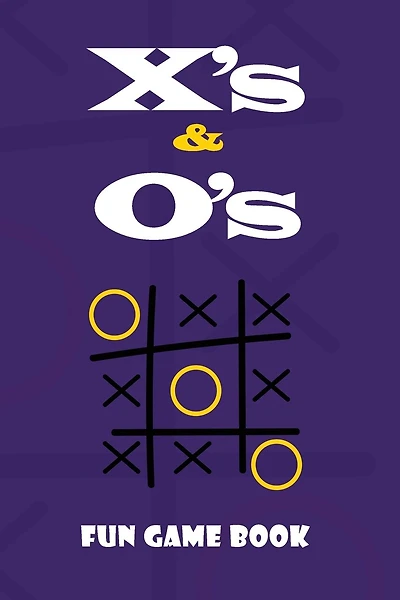 X's & O's Fun Game Book: Blue Tic Tac Toe Game Book, Christmas Game Boys and Girls, Encourage Strategic Thinking Creativity, Fun and Challenge to Play when you are on travel or hike, funny love game book for couples