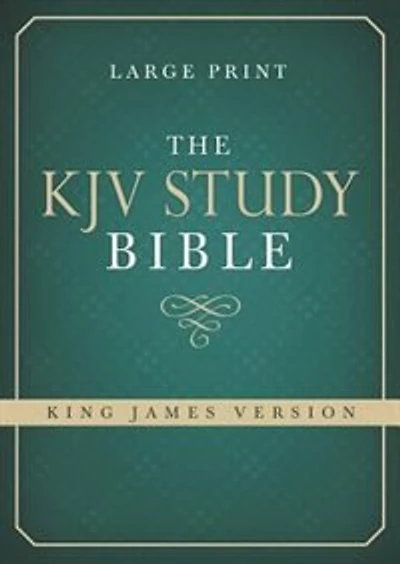 KJV Study Bible, Large Print [Hummingbird Lilacs]