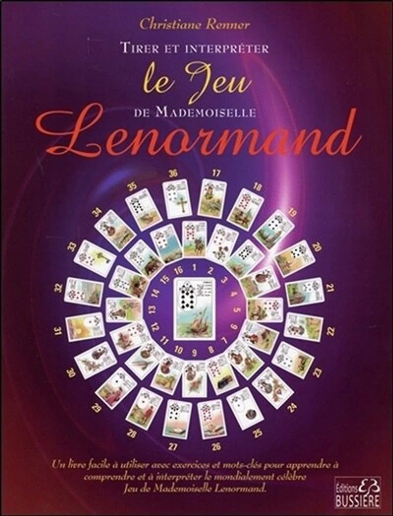 Trier et interpréter le jeu de mademoiselle Lenormand: un livre simple d'utilisation, avec cahier d'exercices, diagrammes et mots-clefs pour comprendre et interpréter les célèbres cartes du jeu de mademoiselle Lenormand