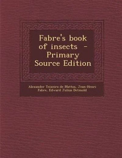 Fabre's book of insects