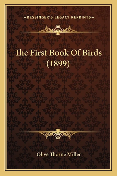 The First Book Of Birds (1899)