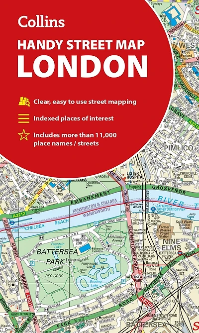 Collins London Handy Street Map: Discover new places in London