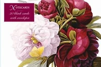 Card Box of 20 Notecards and Envelopes: Redoute Peony: A delightful pack of high-quality fine-art gift cards and decorative envelopes.