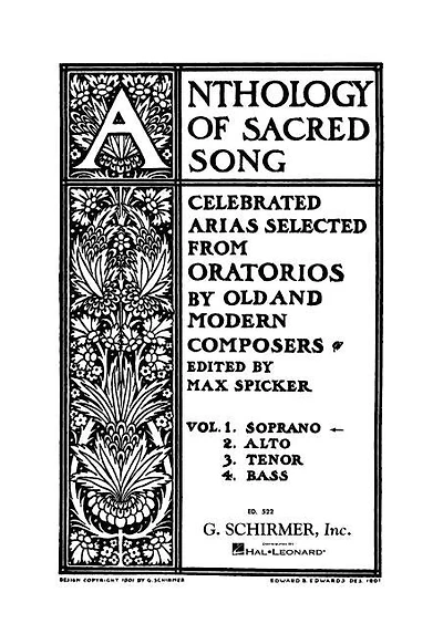 Anthology Of Sacred Song - Volume 1: Soprano