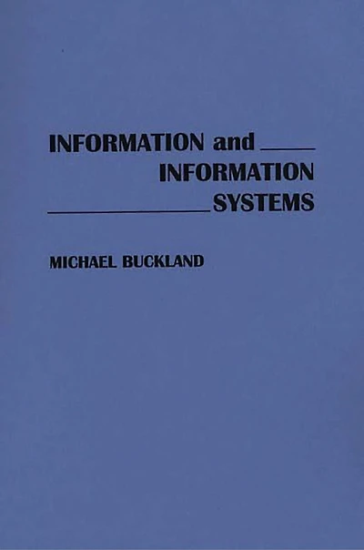 Information and Information Systems