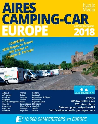 Aires camping-car: Europe 2018