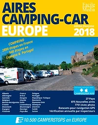 Aires camping-car: Europe 2018