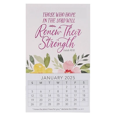 2025 Mini Magnetic Calendar Hope in the Lord Isa. 40:31