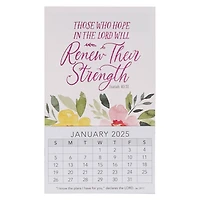 2025 Mini Magnetic Calendar Hope in the Lord Isa. 40:31