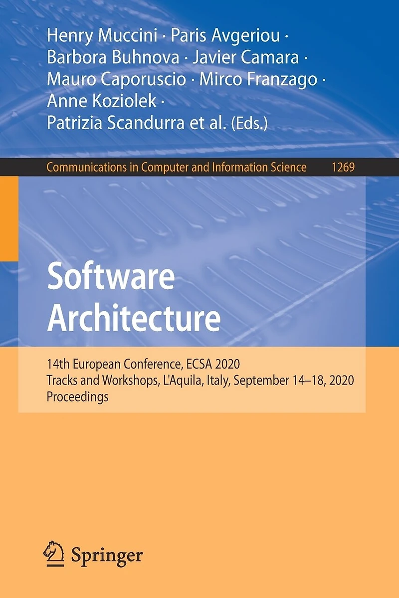 Software Architecture: 14th European Conference, ECSA 2020 Tracks and Workshops, L'Aquila, Italy, September 14-18, 2020, Proceedings