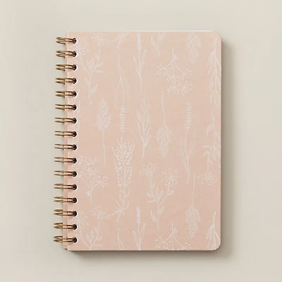 A5 Spiral Wildflowers Journal