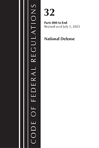 Code of Federal Regulations, Title 32 National Defense 800-End, Revised as July 1