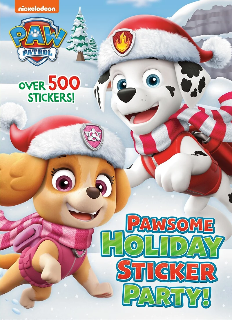 Pawsome Holiday Sticker Party! (PAW Patrol): A Holiday Book for Kids with Over 500 Stickers