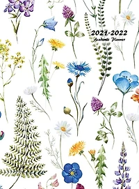 2021-2022 Academic Planner: Large Weekly And Monthly Planner With Inspirational Quotes And Floral Cover Volume 2 (hardcover)