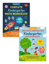 Complete Kindergarten Math Workbook: 175 Fun Activities To Build Math, Logic, And Critical Thinking Skills