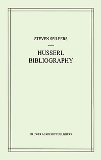 Edmund Husserl Bibliography