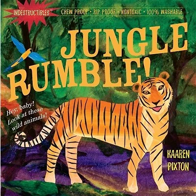 Indestructibles: Jungle Rumble!: Chew Proof · Rip Proof · Nontoxic · 100% Washable (book For Babies, Newborn Books, Safe To Chew)