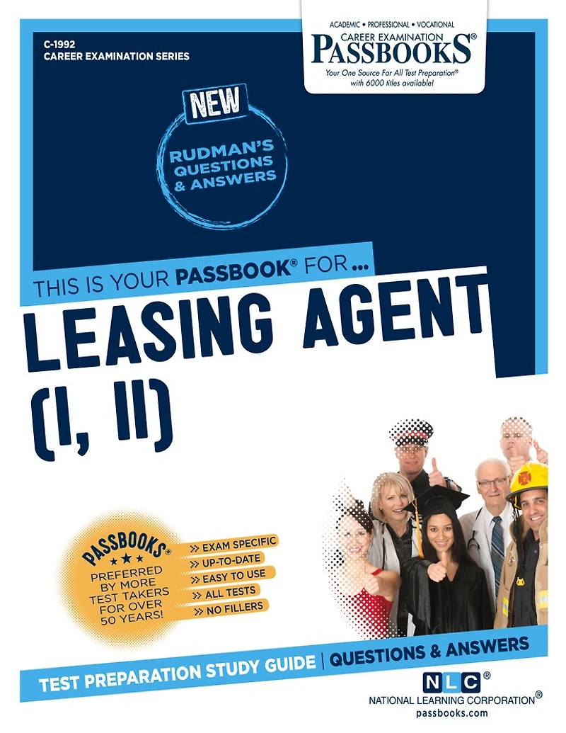 Leasing Agent (I, II) (C-1992): Passbooks Study Guide