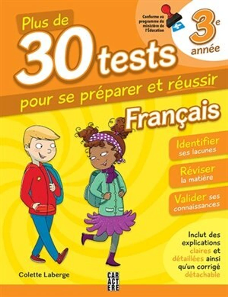 30 tests Français 3e année 3ème édition