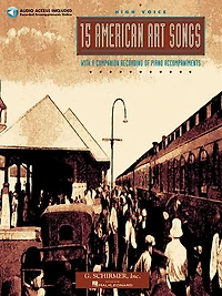 15 American Art Songs - High Voice Book/Online Audio