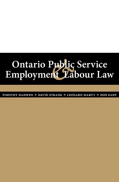 Ontario Public Service Employment and Labour Law