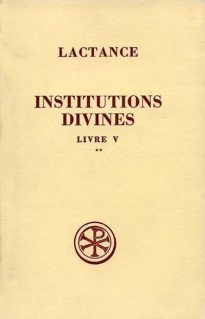 Institutions divines, Vol. 5-2