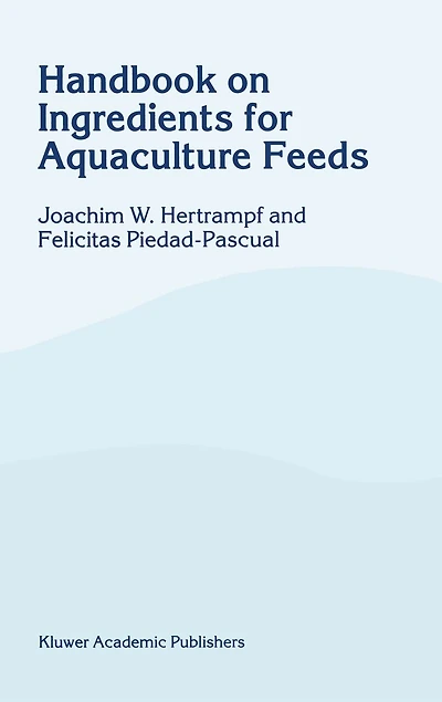 Handbook On Ingredients For Aquaculture Feeds