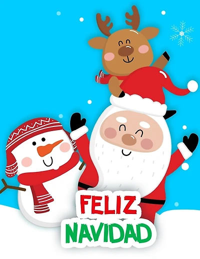 Feliz Navidad: Libro de colorear