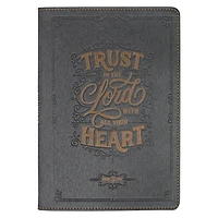 Journal Classic Charcoal Trust in the Lord Prov. 3:5