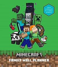 2026 Minecraft Family Wall Planner