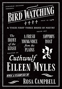 Bird Watching and their First Three Books of Poetry