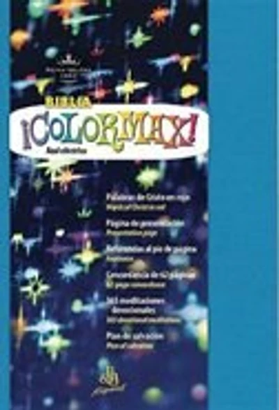 1960RV POCKET BIBLE COLORMAX BLUE: Imitation Leather - Electric Blue