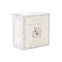 Wooden Flower Press & Greeting Card Set