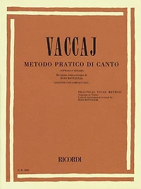 Practical Vocal Method (vaccai) - High Voice: Soprano/tenor - Book/cd