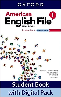 American English File: Level 1 Student Book with Digital Pack: Print Student Book and 2 years' access to Student e-book, Workbook e-book, Online Practice and Student Resources