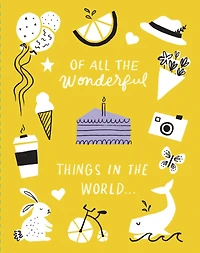 Love Muchly Greeting Cards: Birthday - Of all the wonderful things in the (Pack of 6)