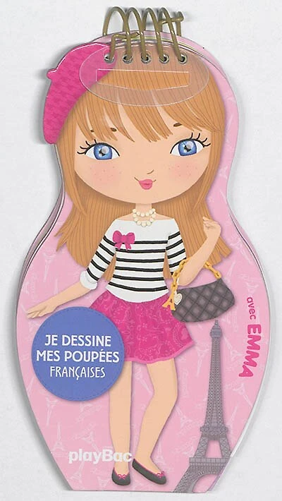 Je dessine mes poupées françaises avec Emma