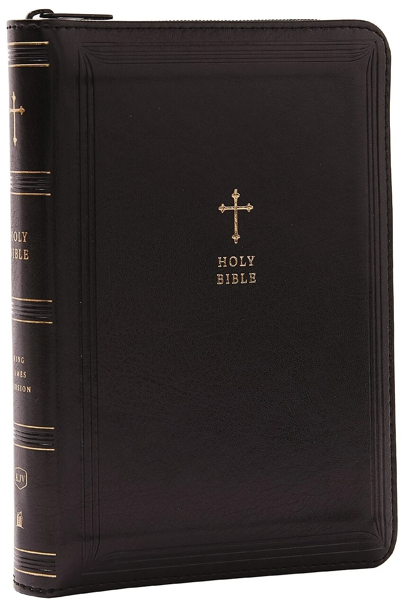 KJV Holy Bible: Compact with 43,000 Cross References, Black Leathersoft, Red Letter, Comfort Print: King James Version